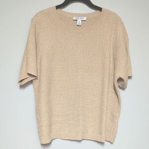 Nine West Light Tan Knit Top